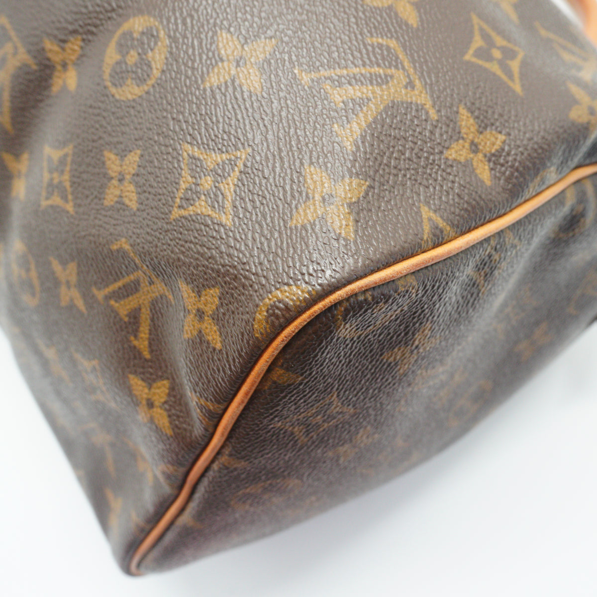 Louis Vuitton Speedy 30 Monogram Canvas Brown GHW