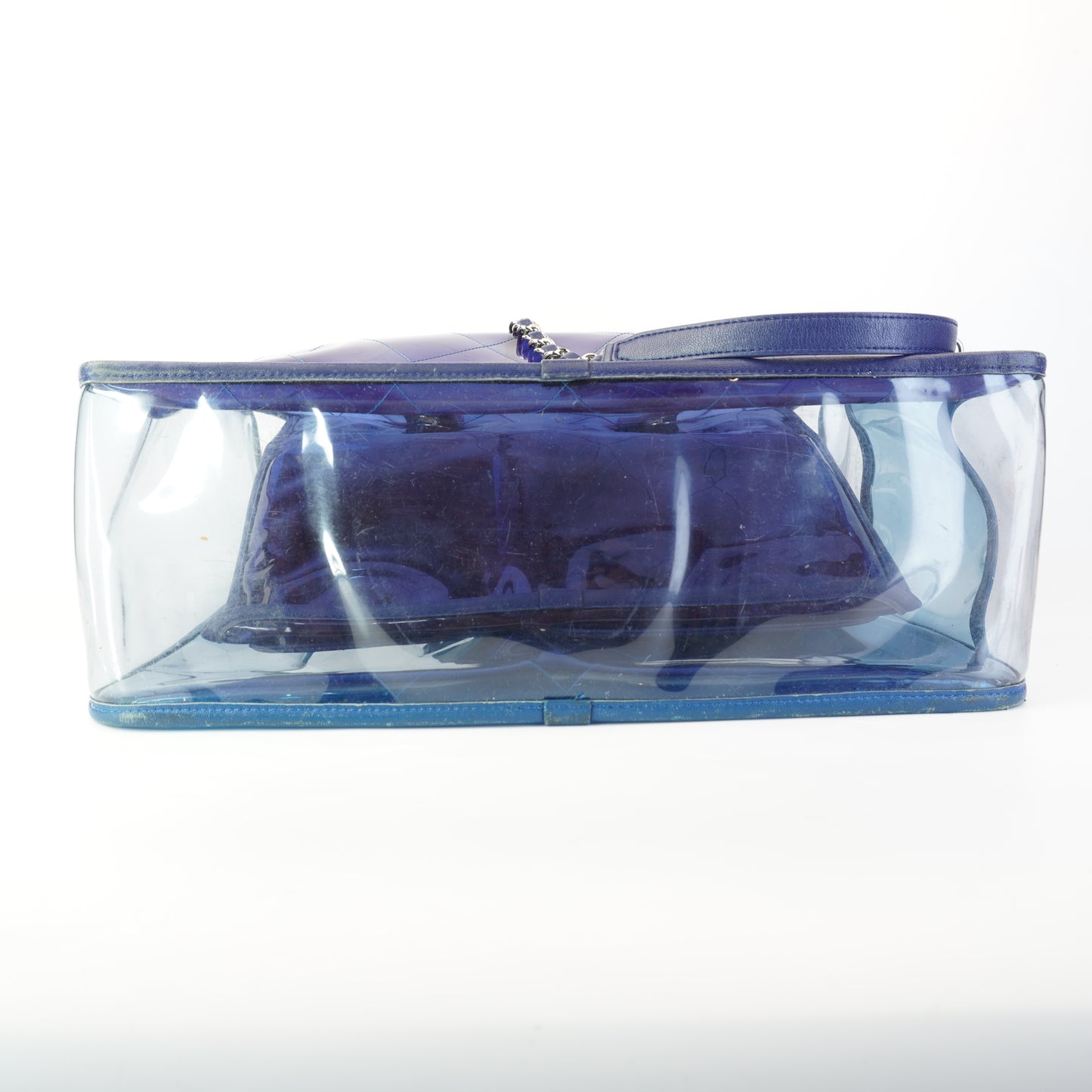 Chanel Coco Splash Shopping PVC Tote Blue