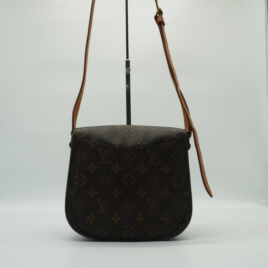 Louis Vuitton Saint Cloud Shoulder Bag PM Monogram Canvas Brown GHW