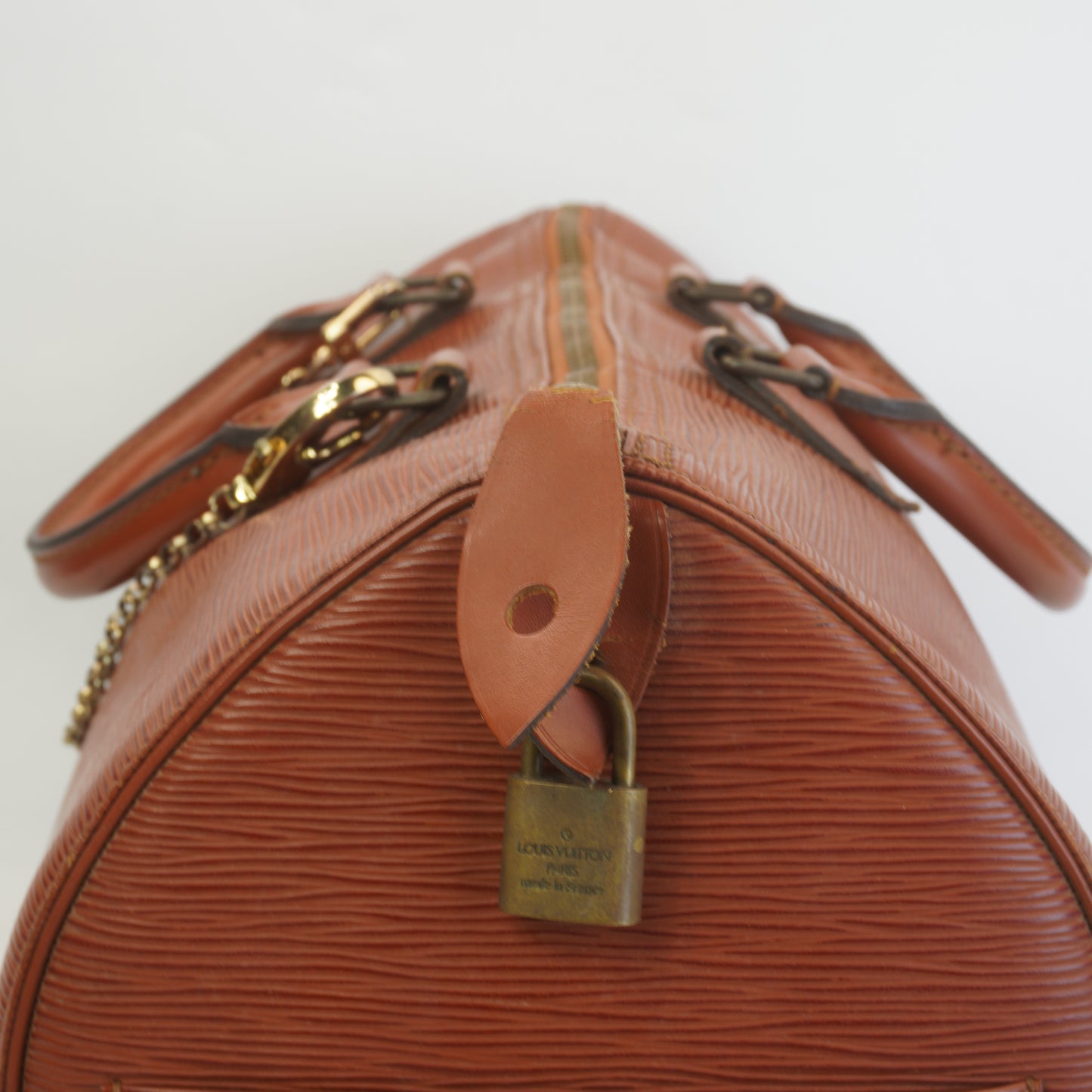 Louis Vuitton	Epi Speedy 35 Rust Orange GHW