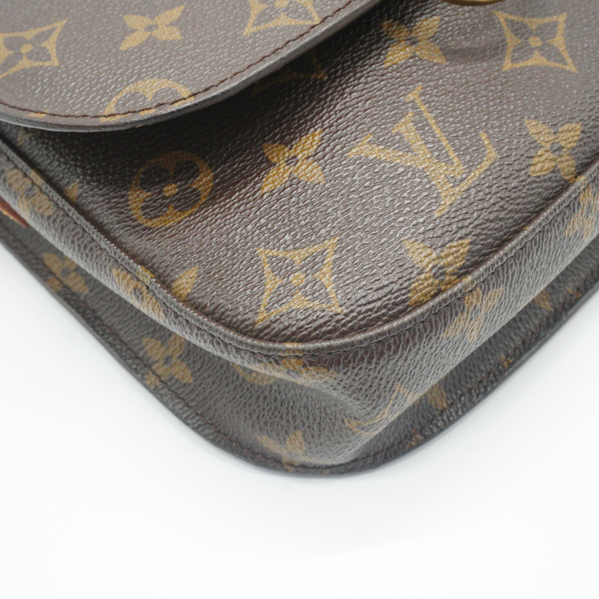 Louis Vuitton Saint Cloud Shoulder Bag PM Monogram Canvas Brown GHW