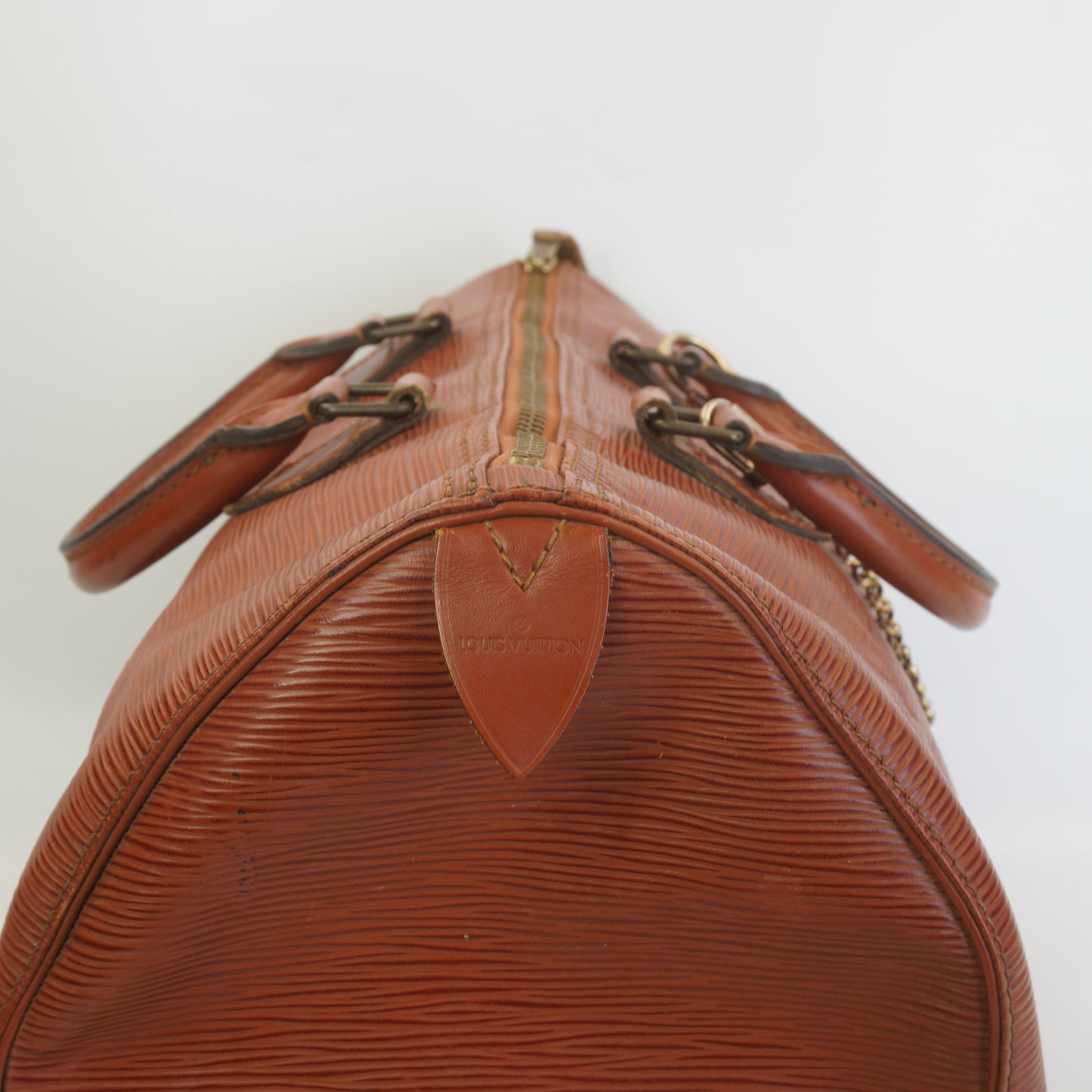 Louis Vuitton	Epi Speedy 35 Rust Orange GHW