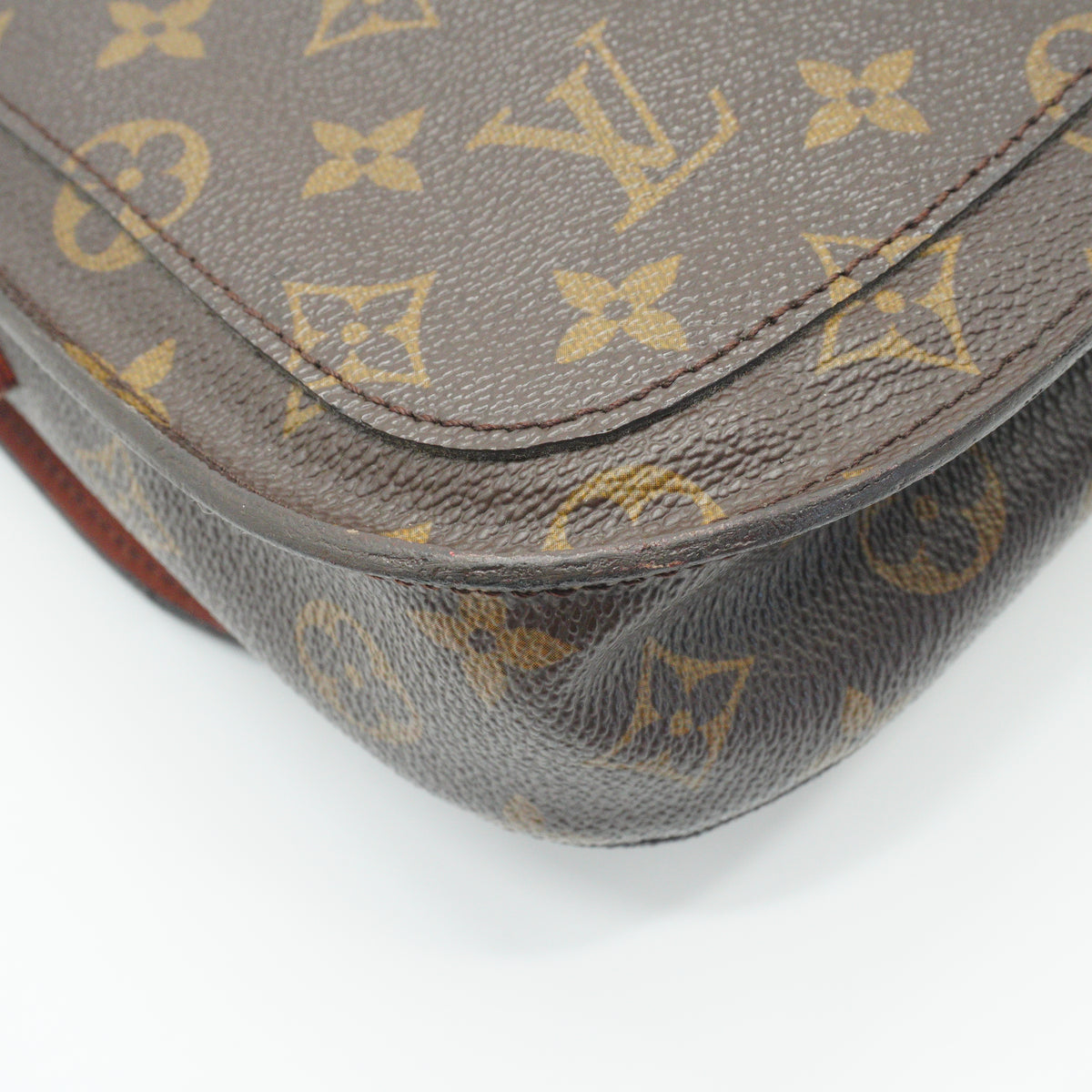 Louis Vuitton Saint Cloud Shoulder Bag PM Monogram Canvas Brown GHW