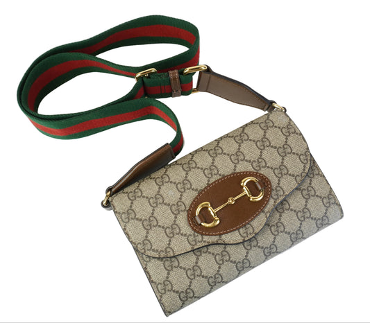 Gucci Horsebit 1955 Small Bag Beige