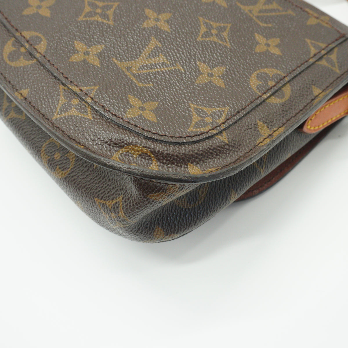 Louis Vuitton Saint Cloud Shoulder Bag PM Monogram Canvas Brown GHW
