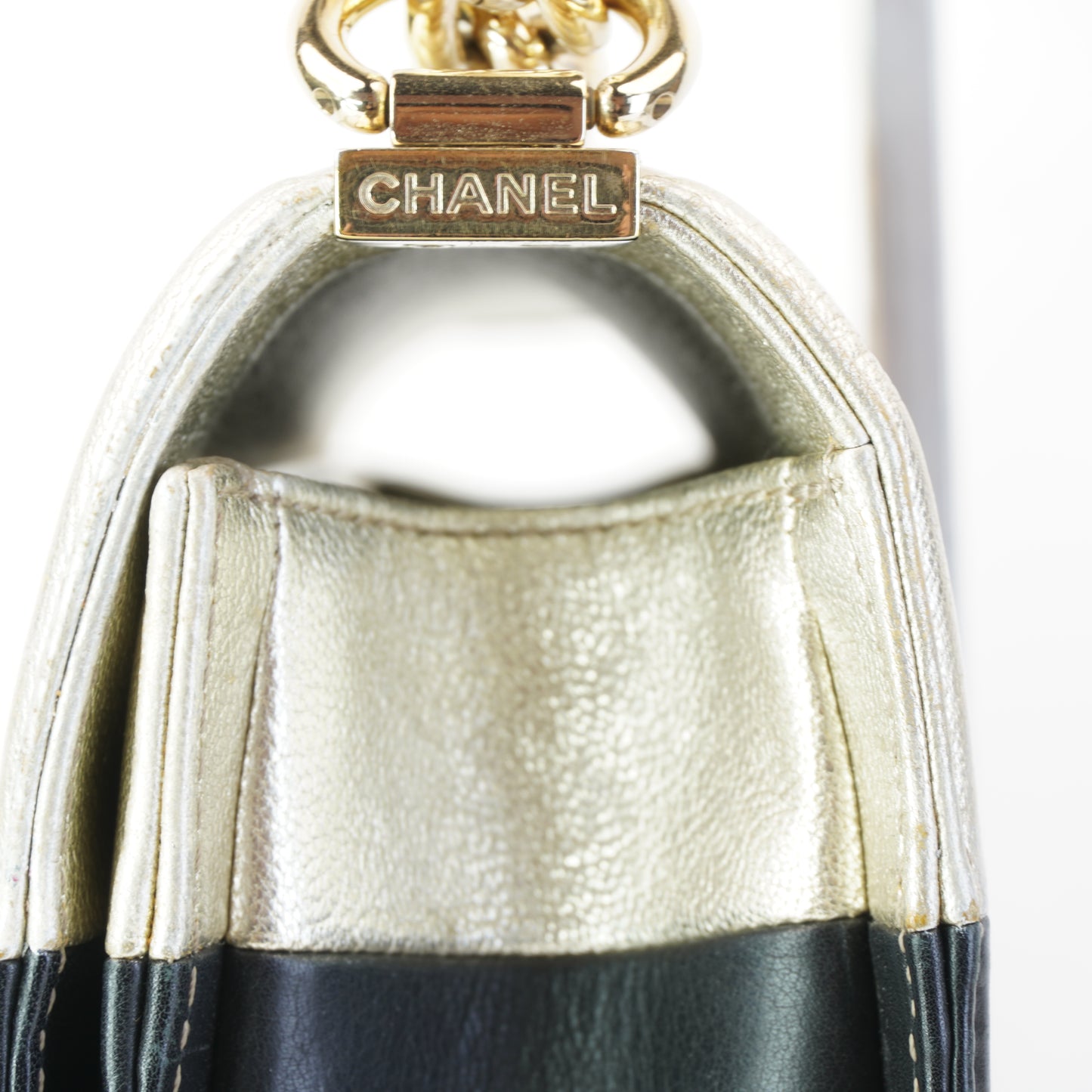 Chanel Bicolor Boy Flap Bag