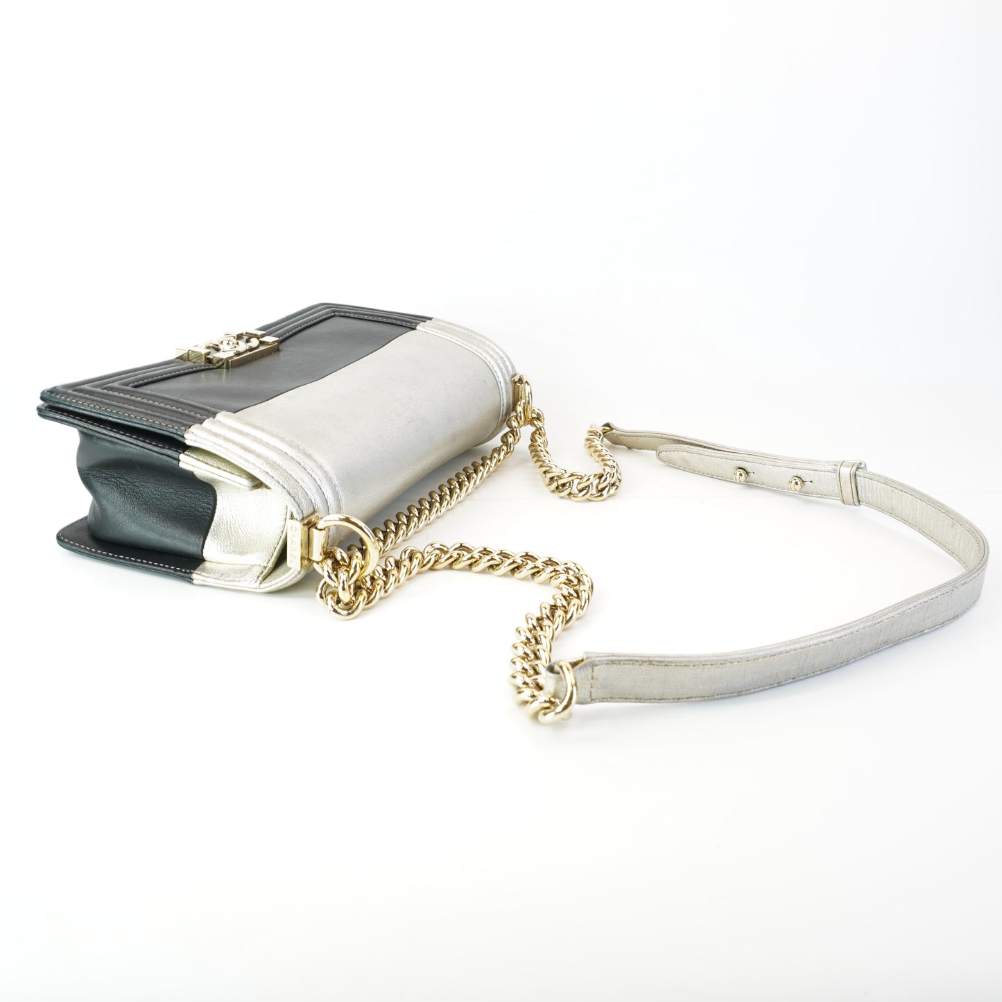 Chanel Bicolor Boy Flap Bag