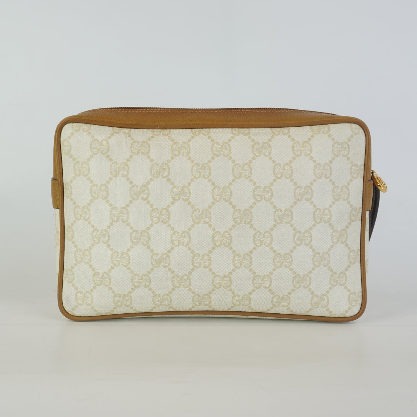 Gucci  GG Mono Coated Canvas Clutch