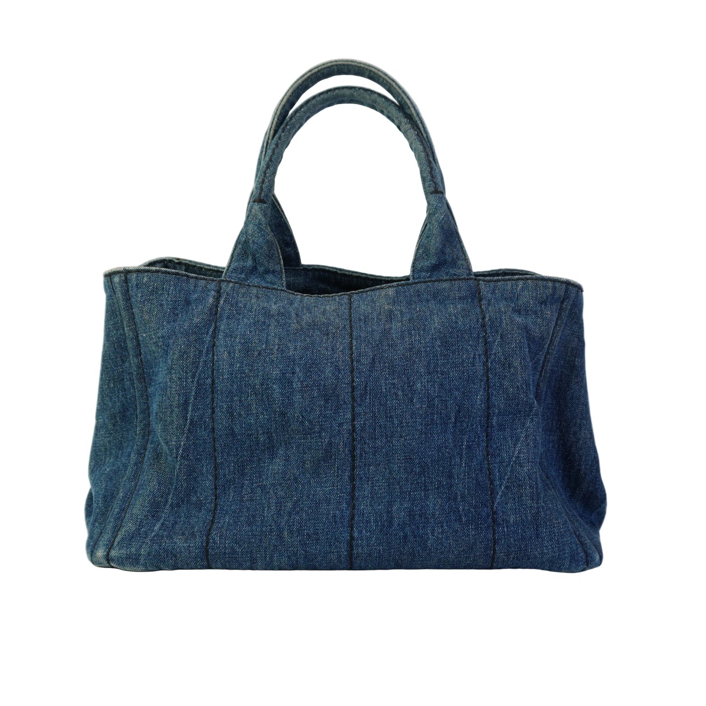 Prada Canapa Denim Medium GHW