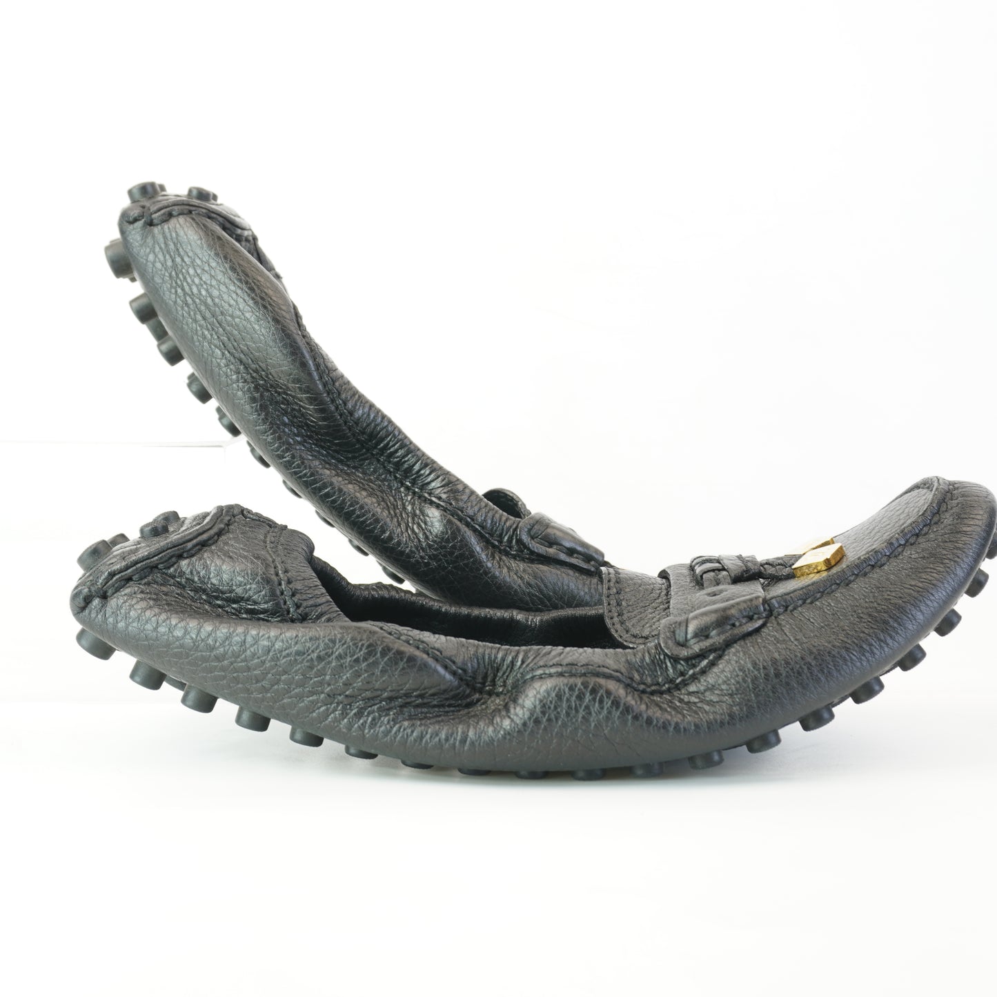 Louis Vuitton	Gloria Flat Loafers Black size 7