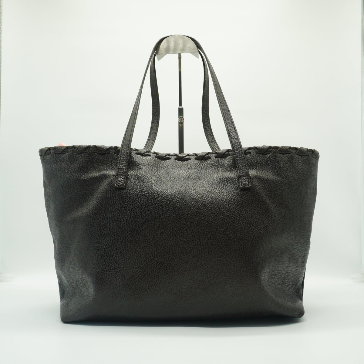 Gucci Bamboo Tassel Large Leather Brown Tote Bag GHW