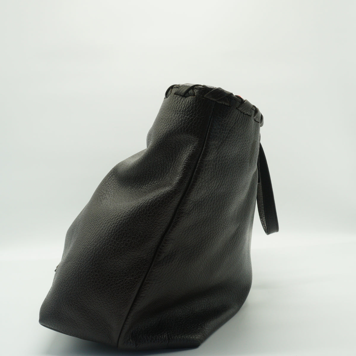 Gucci Bamboo Tassel Large Leather Brown Tote Bag GHW