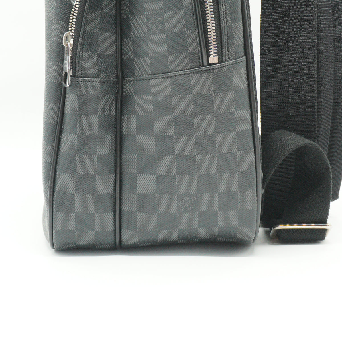 Louis Vuitton	Michael Damier Graphite Large Backpack Black Gray SHW