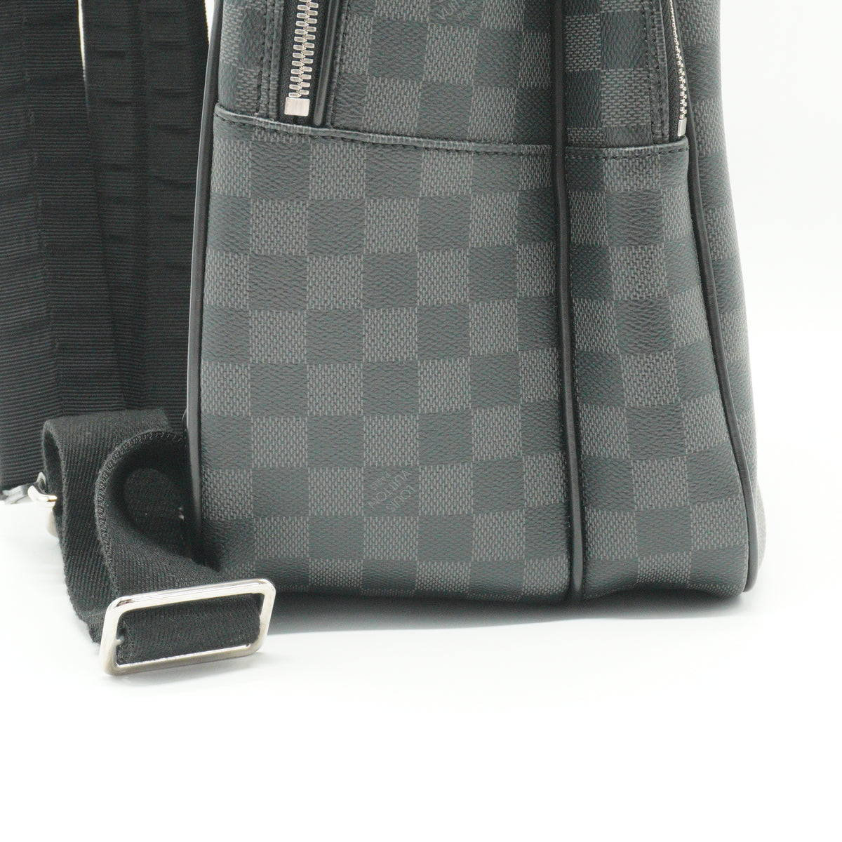 Louis Vuitton	Michael Damier Graphite Large Backpack Black Gray SHW
