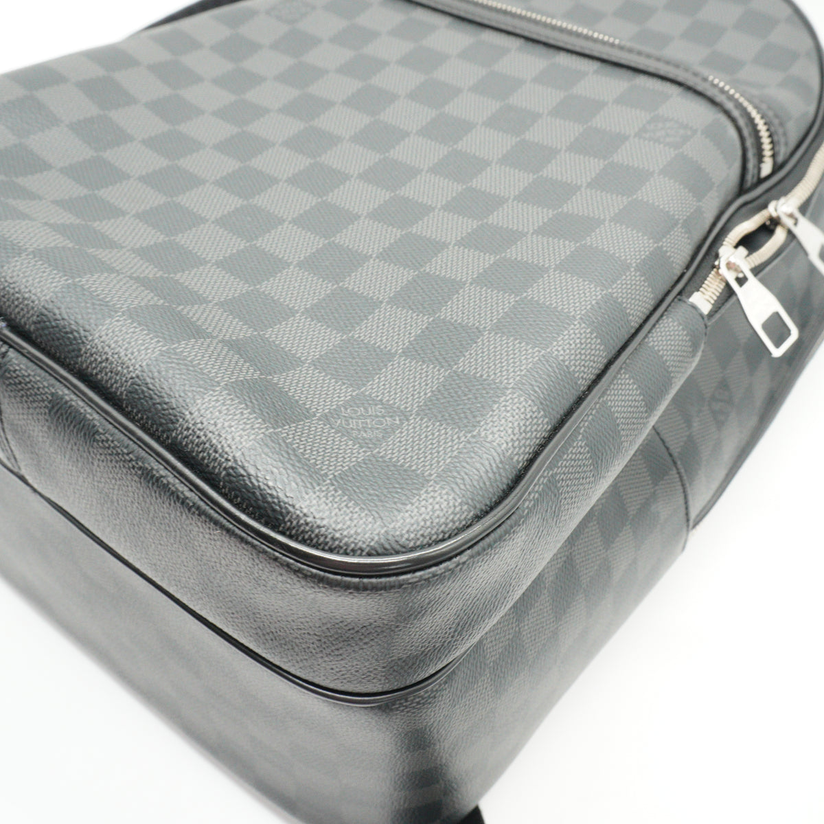 Louis Vuitton	Michael Damier Graphite Large Backpack Black Gray SHW