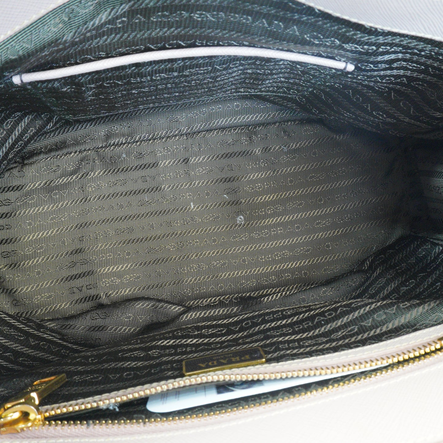 Prada Beige Saffiano GHW Medium