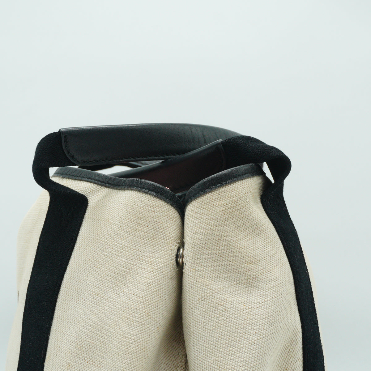 Balenciaga	Cabas Tote Black white Medium SHW