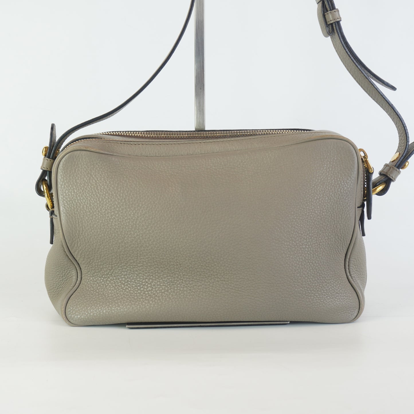 Prada Vitello Phenix Double Zip Camera Bag Small GHW