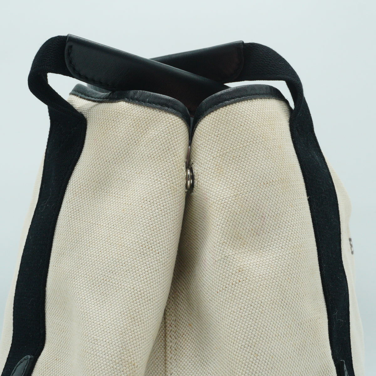 Balenciaga	Cabas Tote Black white Medium SHW