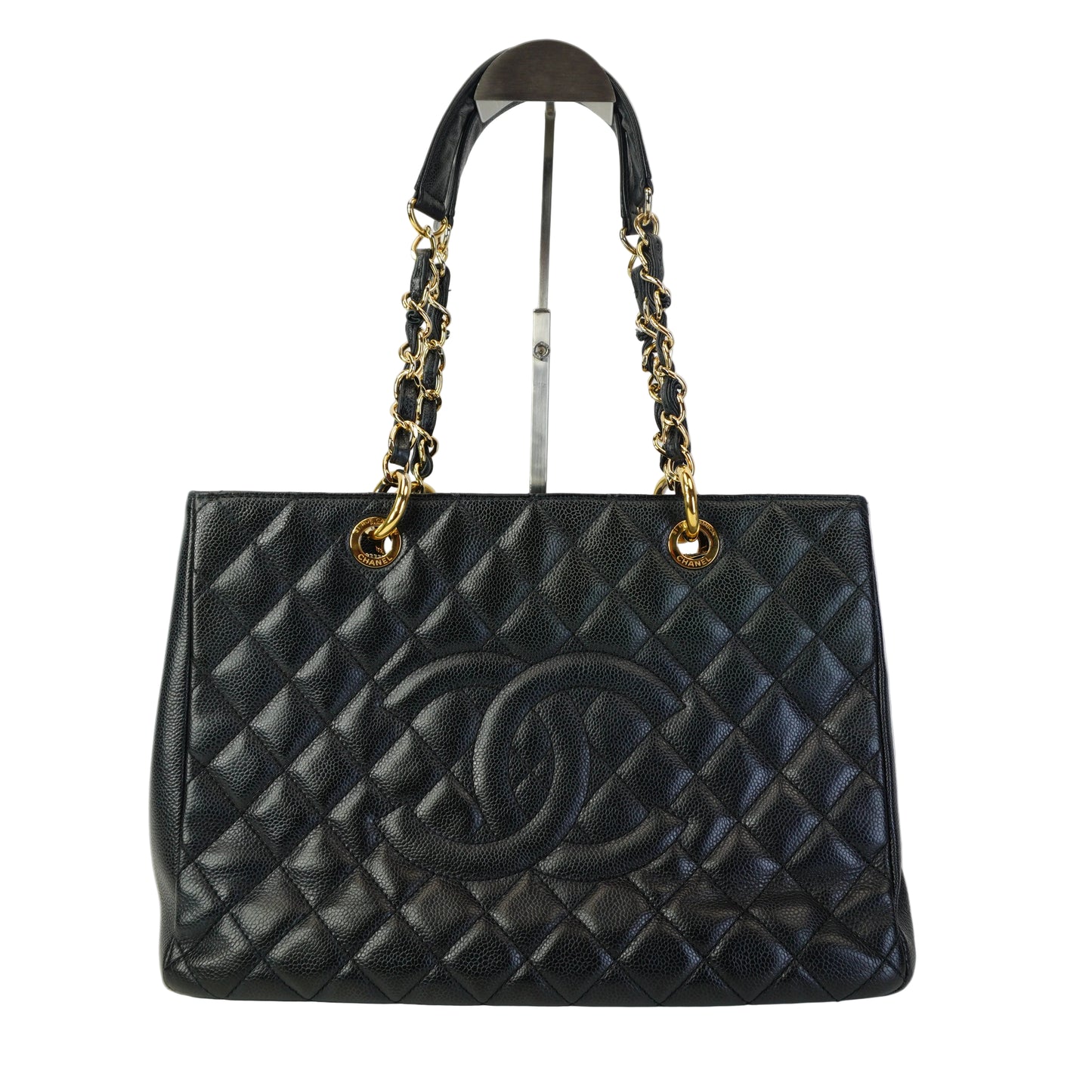 Chanel GST GHW Medium Black