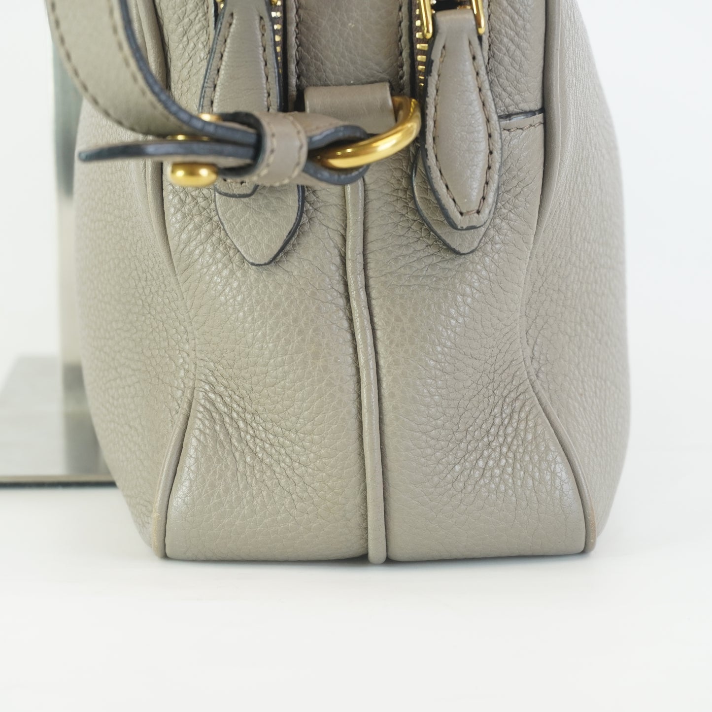Prada Vitello Phenix Double Zip Camera Bag Small GHW