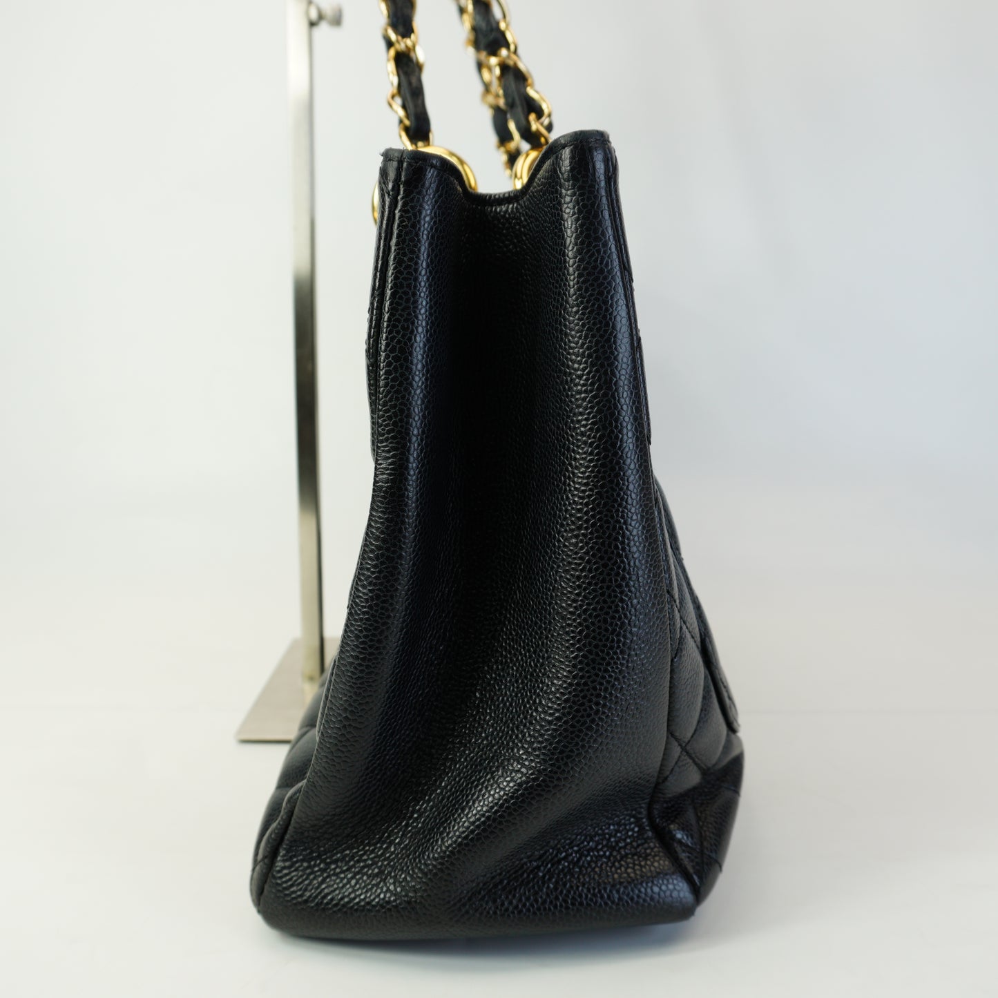 Chanel GST GHW Medium Black