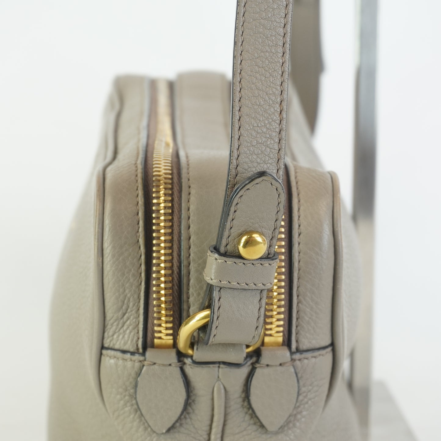 Prada Vitello Phenix Double Zip Camera Bag Small GHW