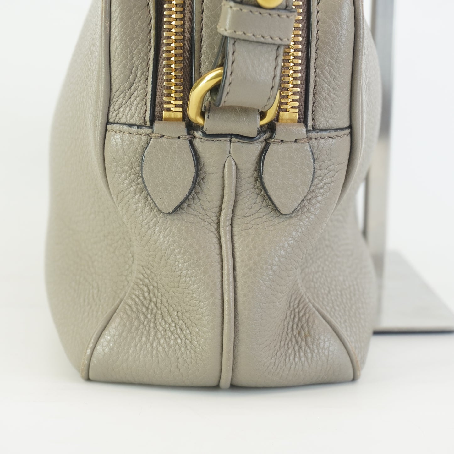 Prada Vitello Phenix Double Zip Camera Bag Small GHW