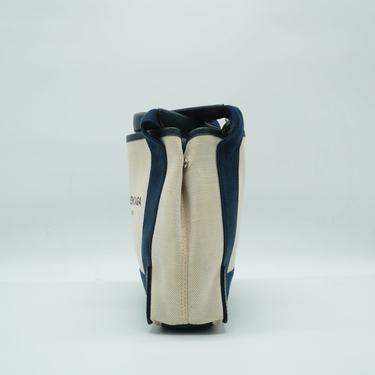 Balenciaga	Navy Cabas tote bag Small SHW