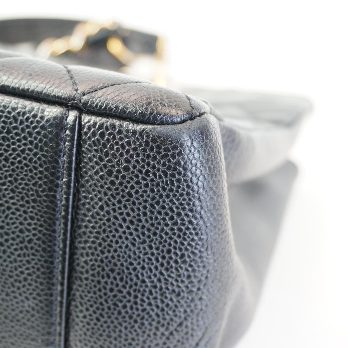 Chanel GST GHW Medium Black
