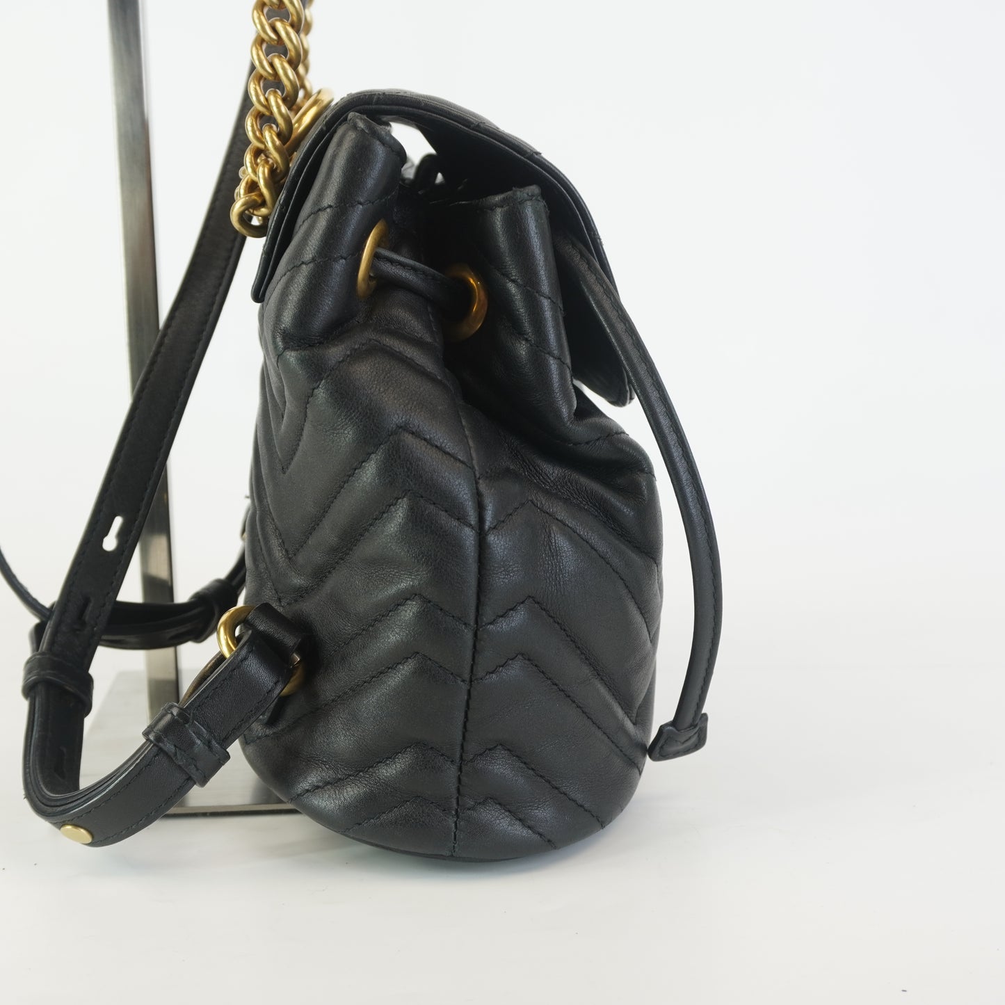 Gucci GG Marmont Backpack Mini GHW