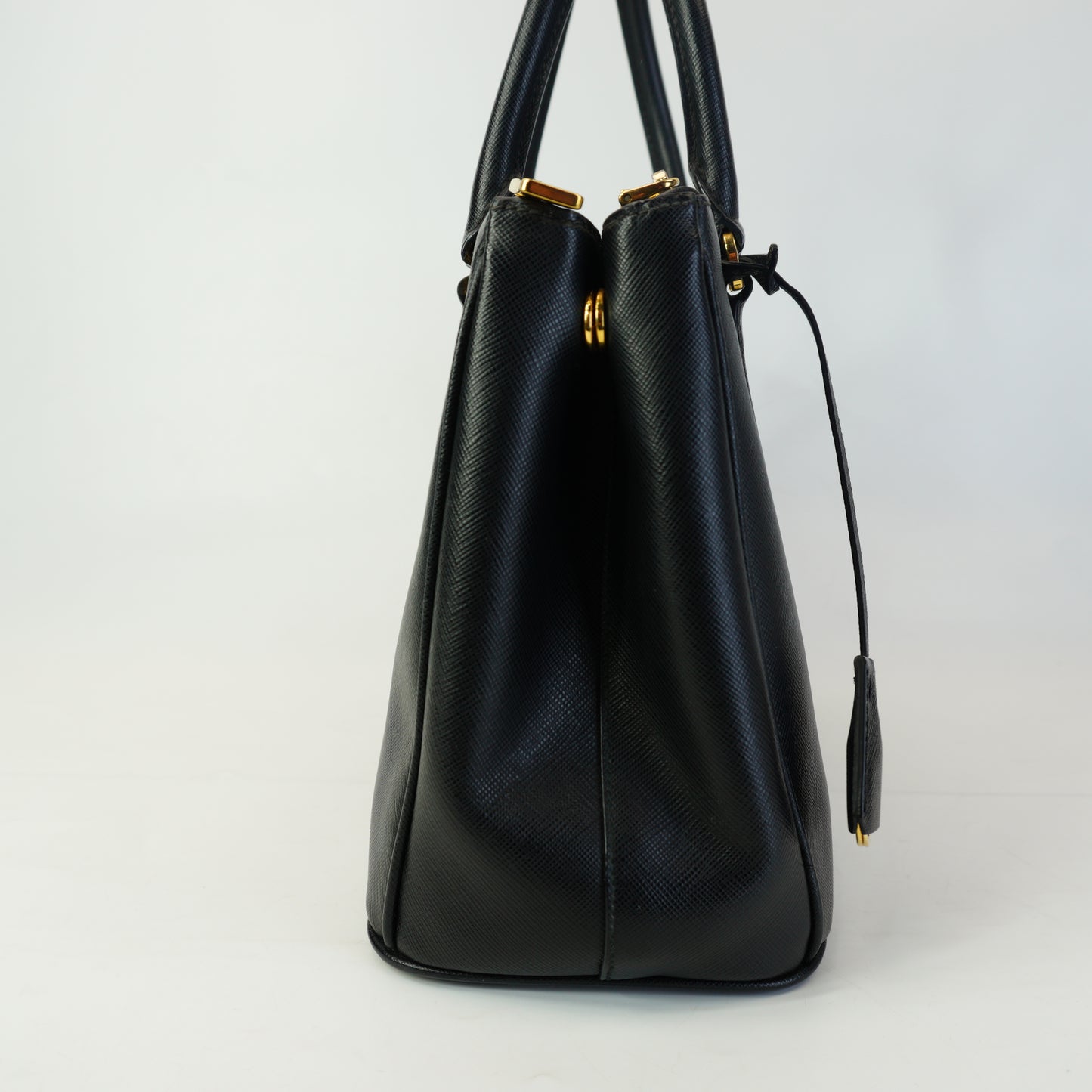 Prada Galleria Double-Zip Tote Bag GHW Medium