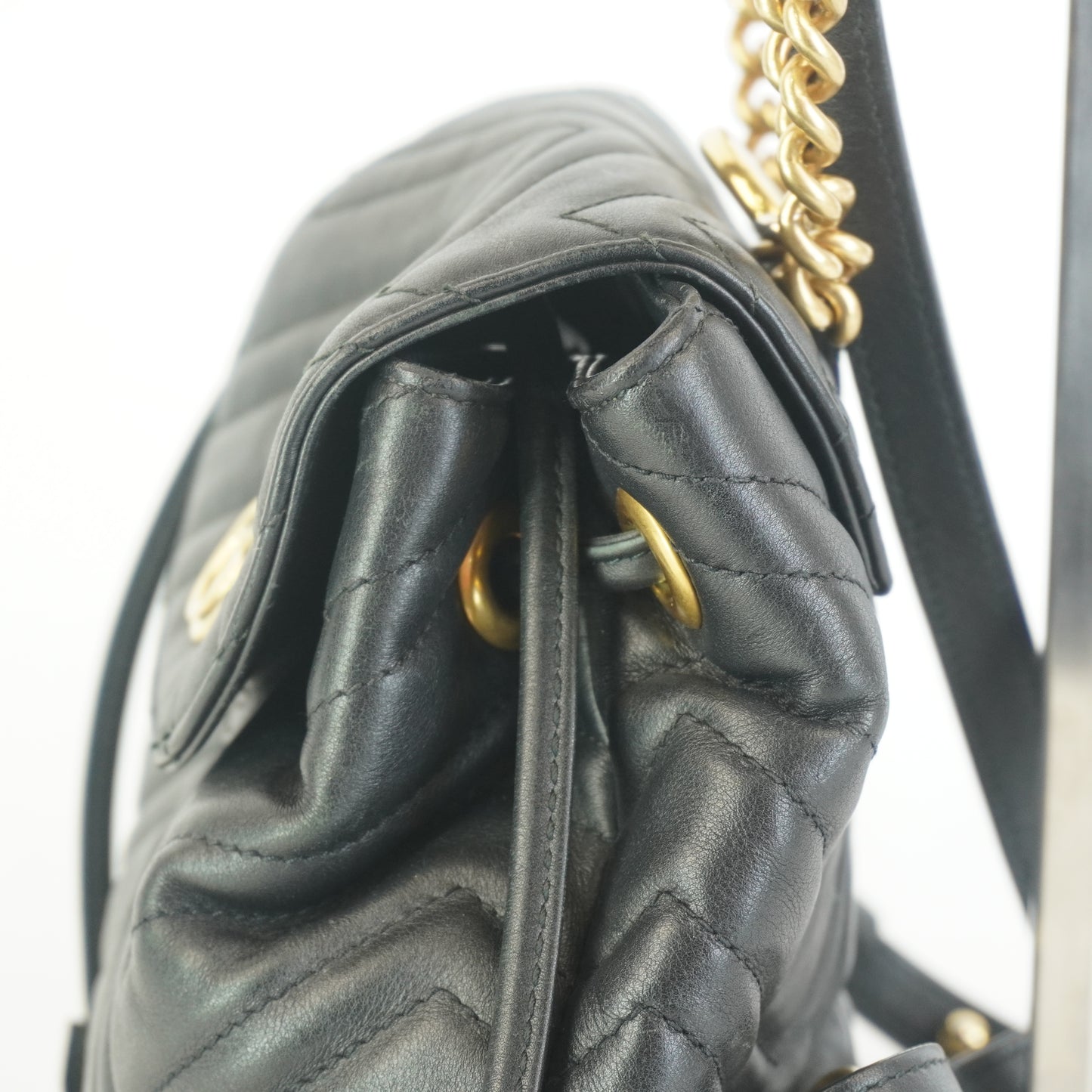 Gucci GG Marmont Backpack Mini GHW