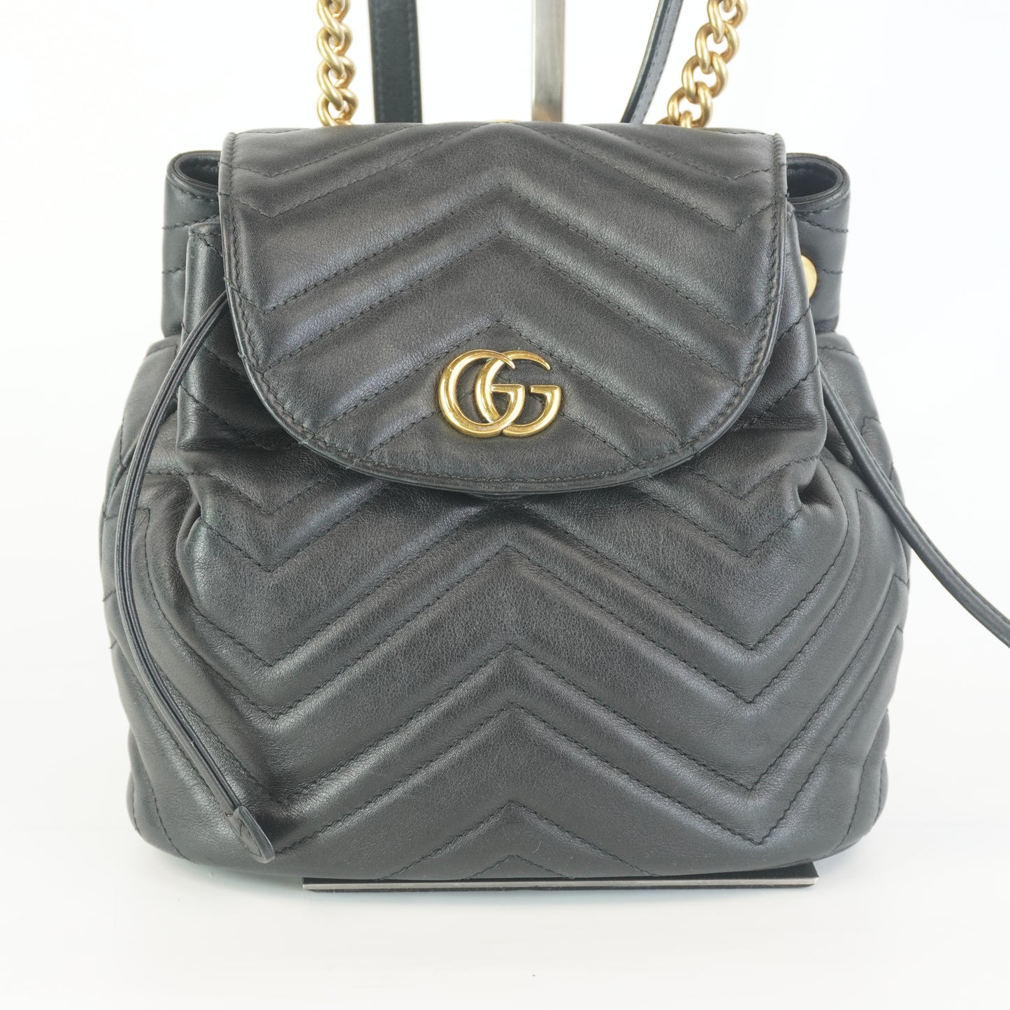 Gucci GG Marmont Backpack Mini GHW