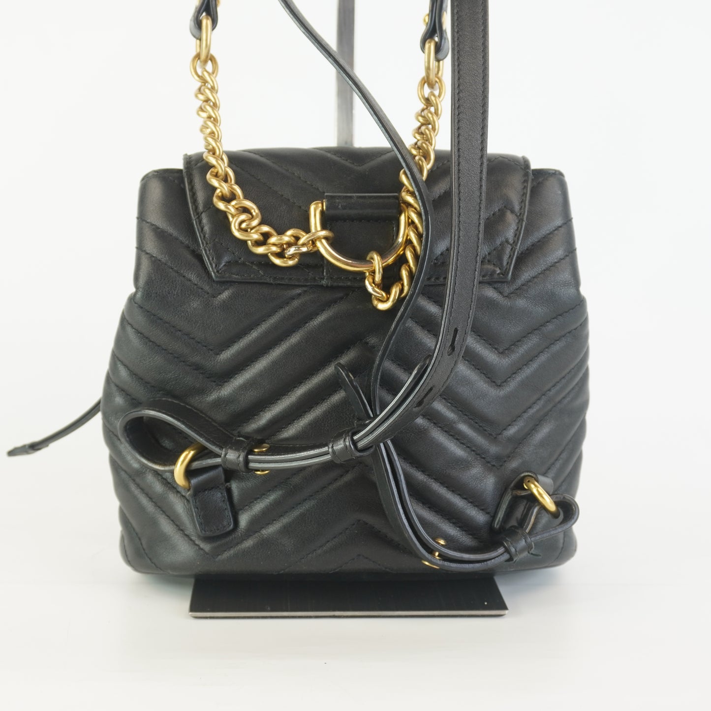 Gucci GG Marmont Backpack Mini GHW