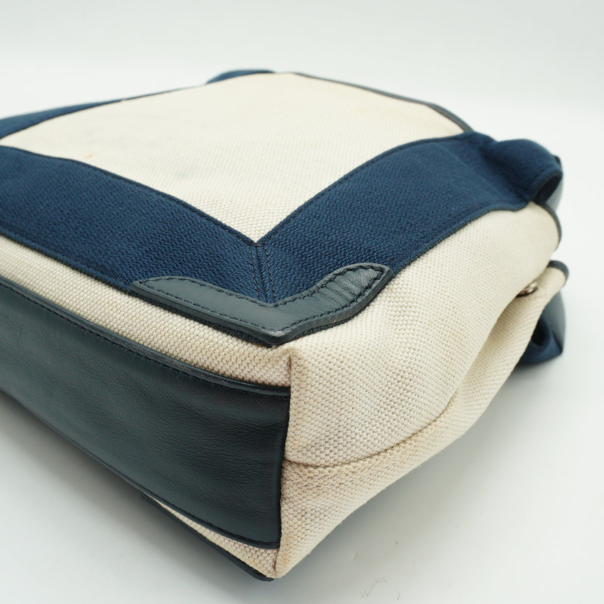 Balenciaga	Navy Cabas tote bag Small SHW