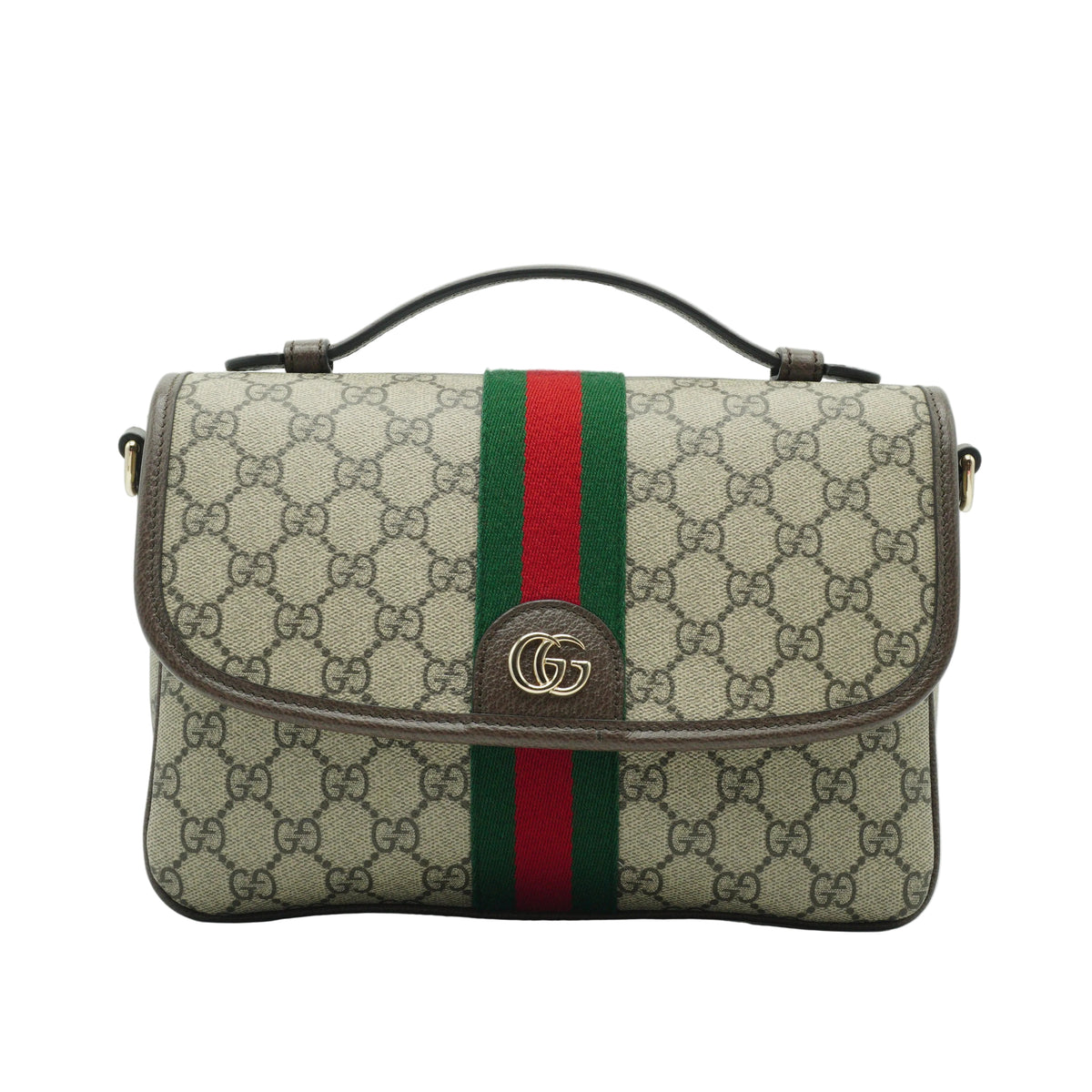 Gucci	Ophidia Medium Top Handle Beige SHW