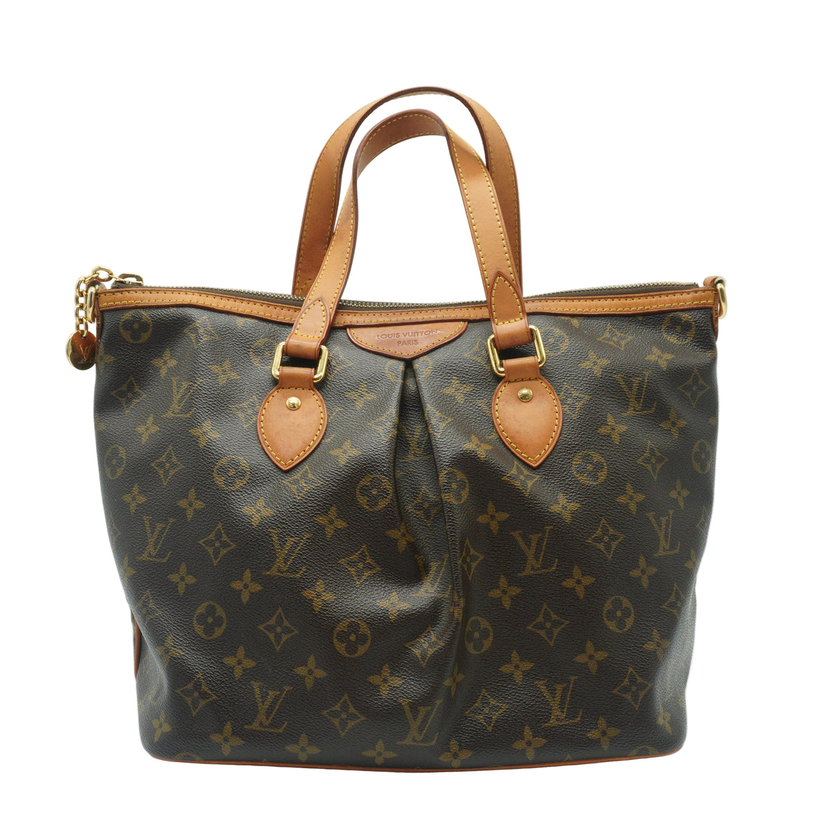 Louis Vuitton Palemo PM Monogram Canvas Brown GHW