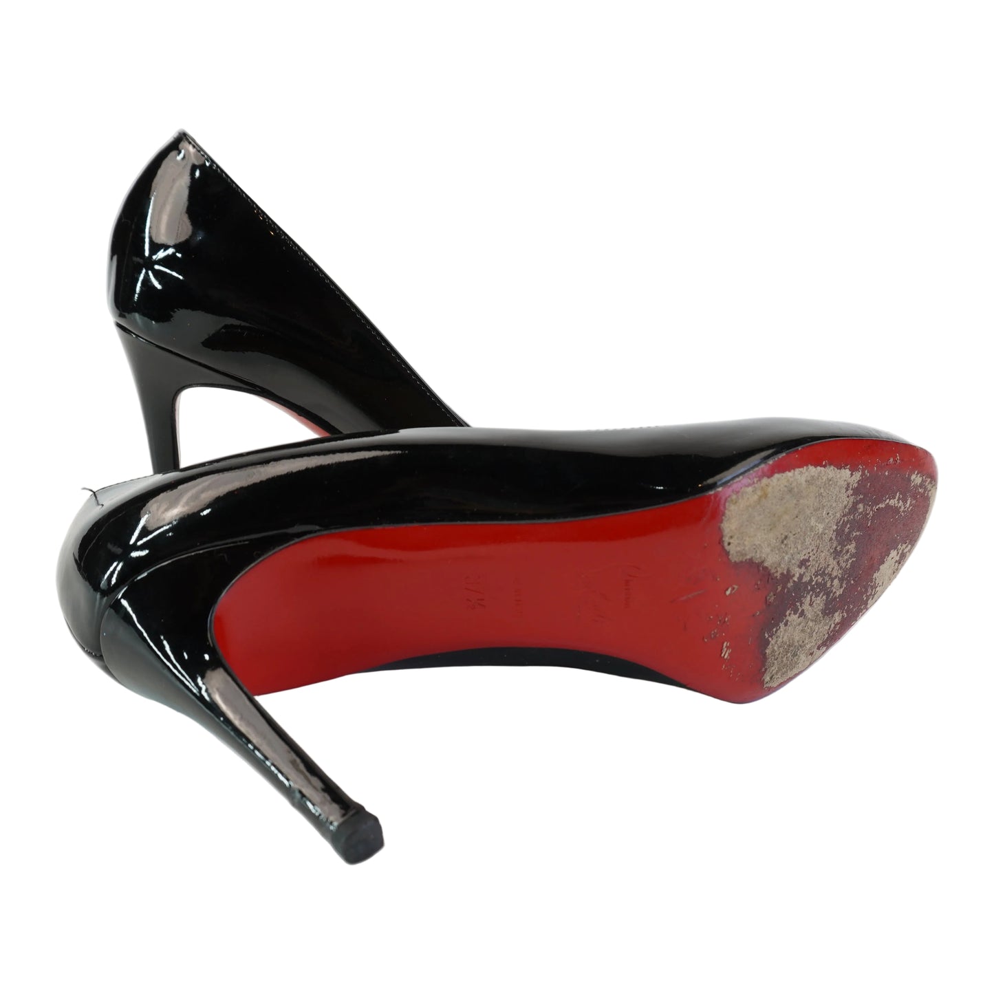 Christian Louboutin Patent Leather Black Size 37.5