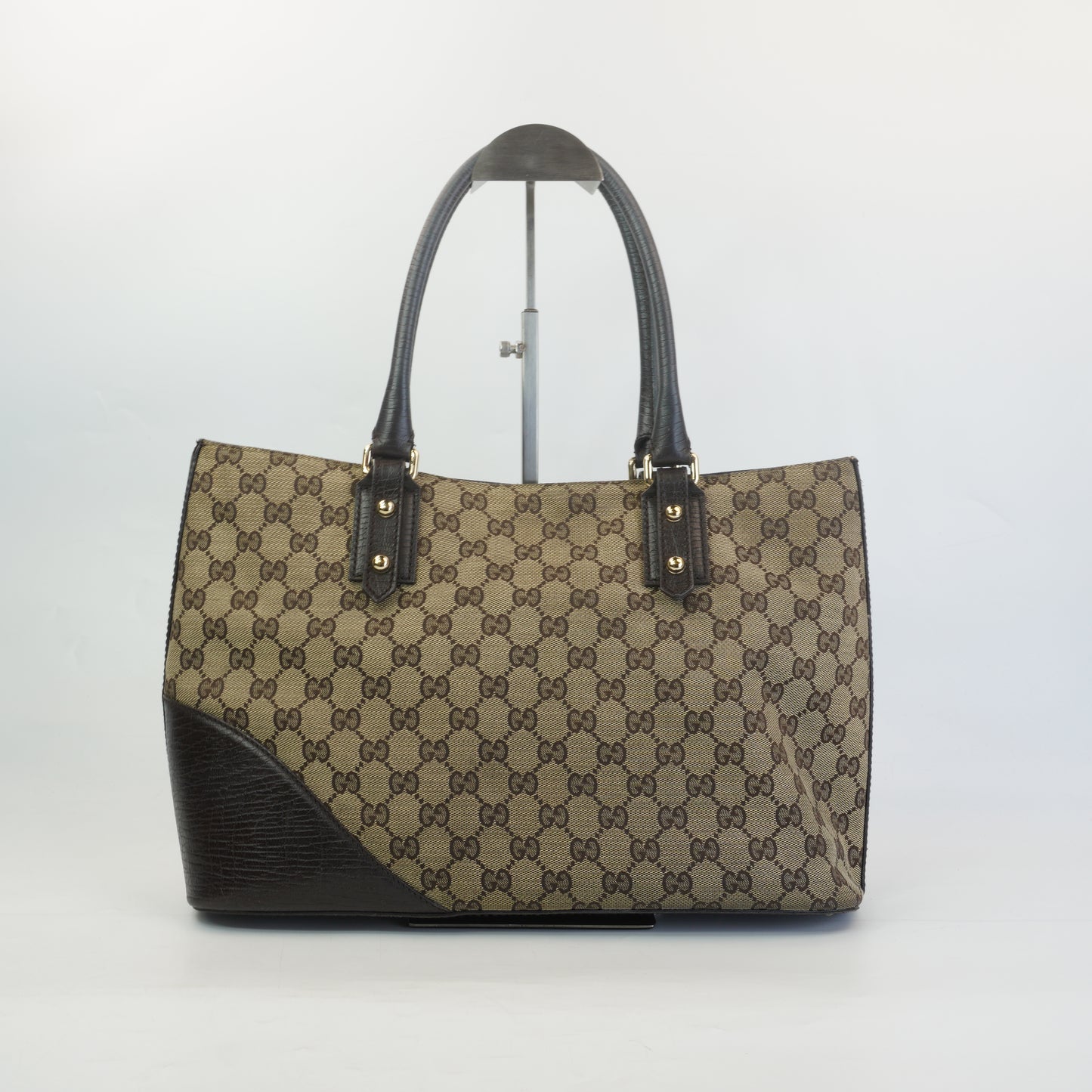 Gucci GG Canvas Tote Bag GHW Large