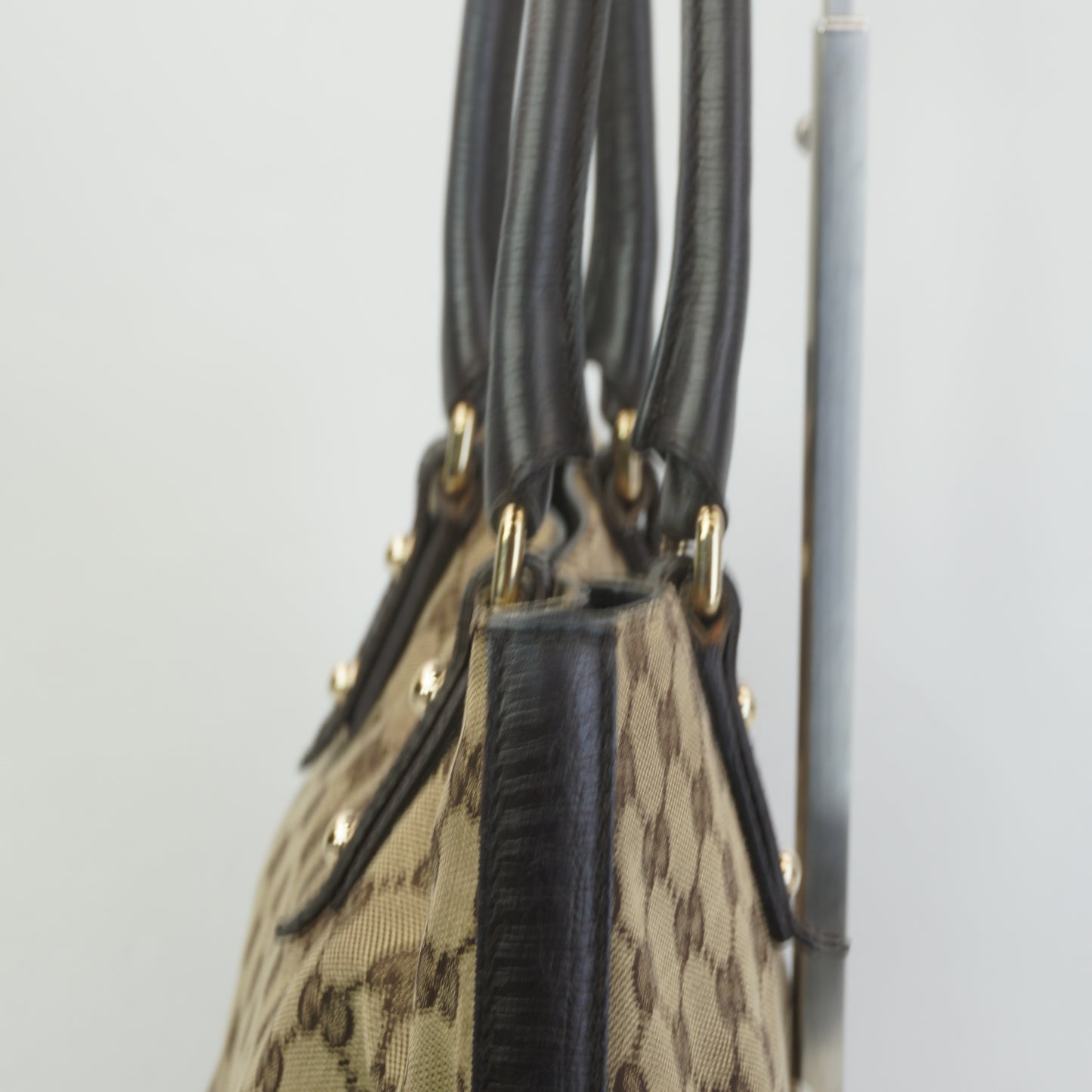 Gucci GG Canvas Tote Bag GHW Large
