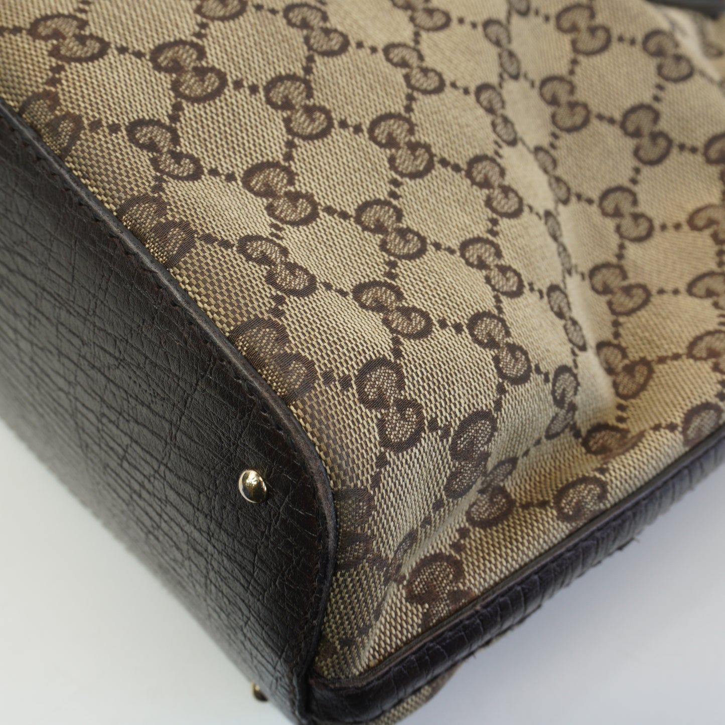 Gucci GG Canvas Tote Bag GHW Large