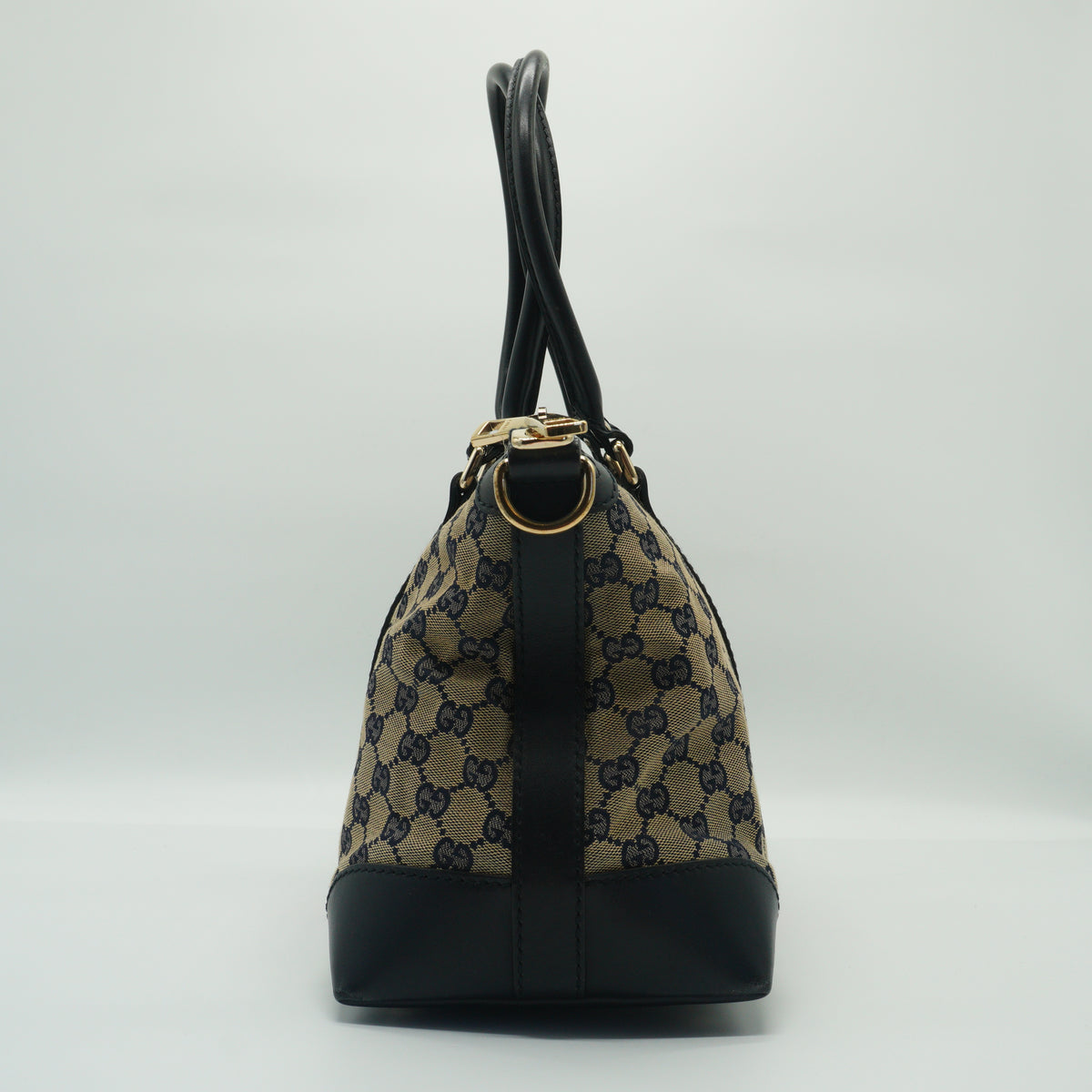 Gucci GG Canvas Medium Beige/Navy Blue GHW