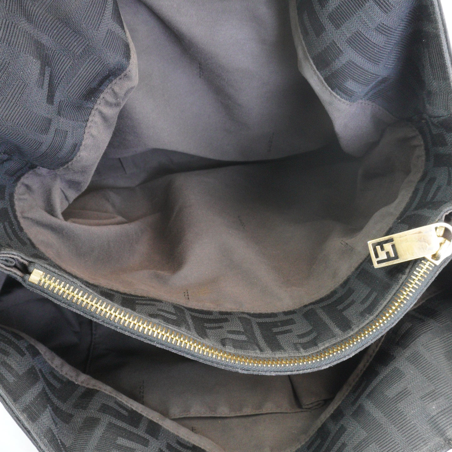 Fendi MIa Zucca Canvas Tote Bag