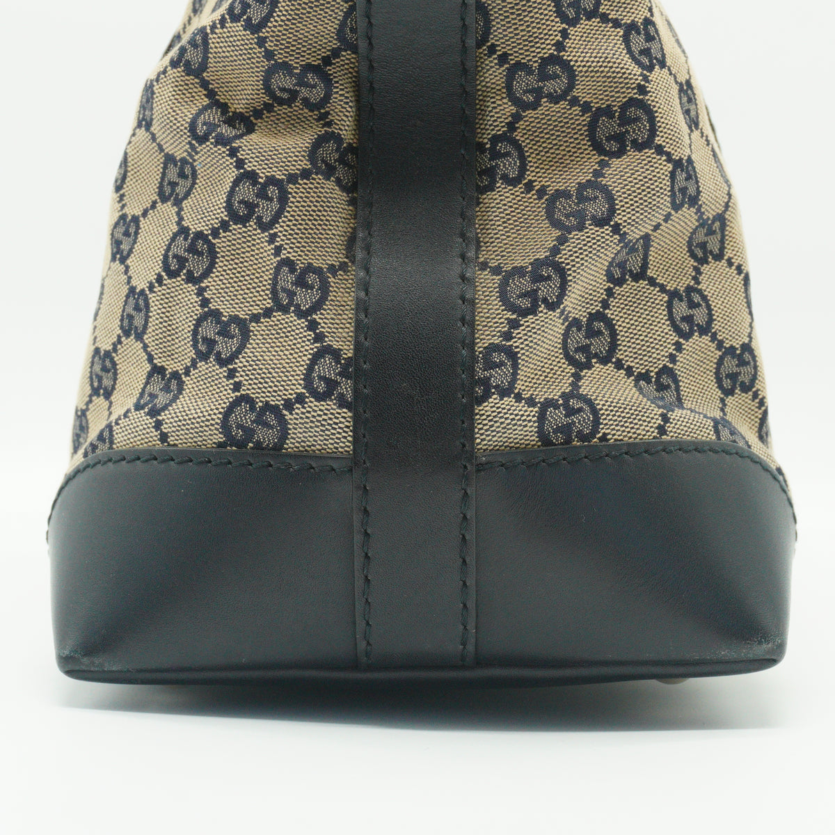 Gucci GG Canvas Medium Beige/Navy Blue GHW