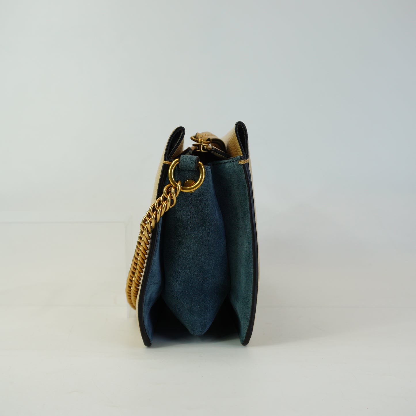 Givenchy Beige Leather Crossbody Bag GHW Small