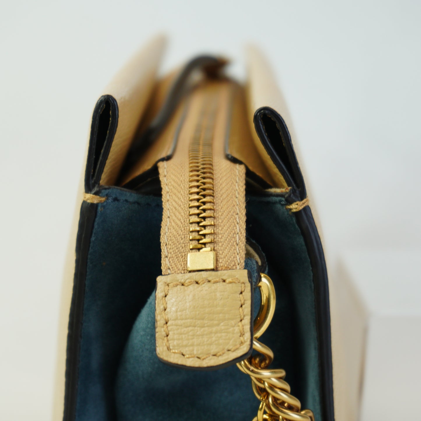 Givenchy Beige Leather Crossbody Bag GHW Small