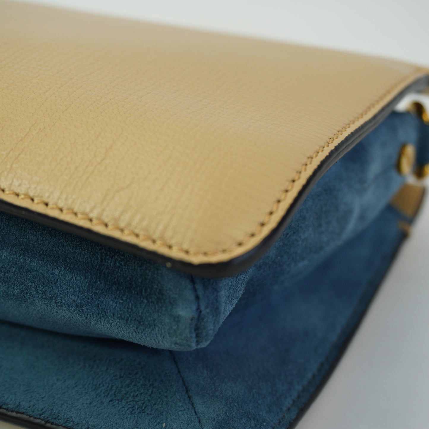 Givenchy Beige Leather Crossbody Bag GHW Small