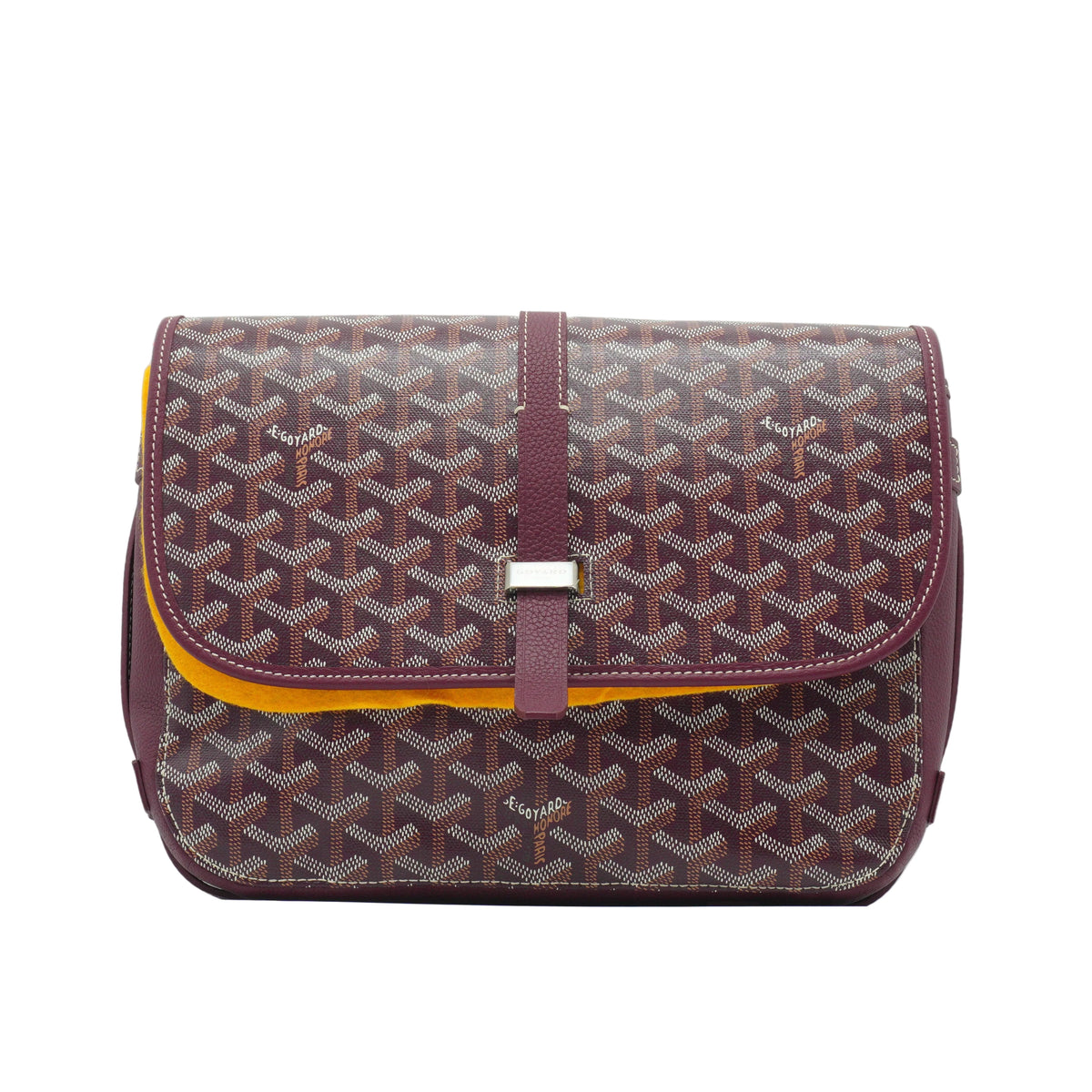 Goyard	Belvedere Messenger Bag Burgundy Medium SHW