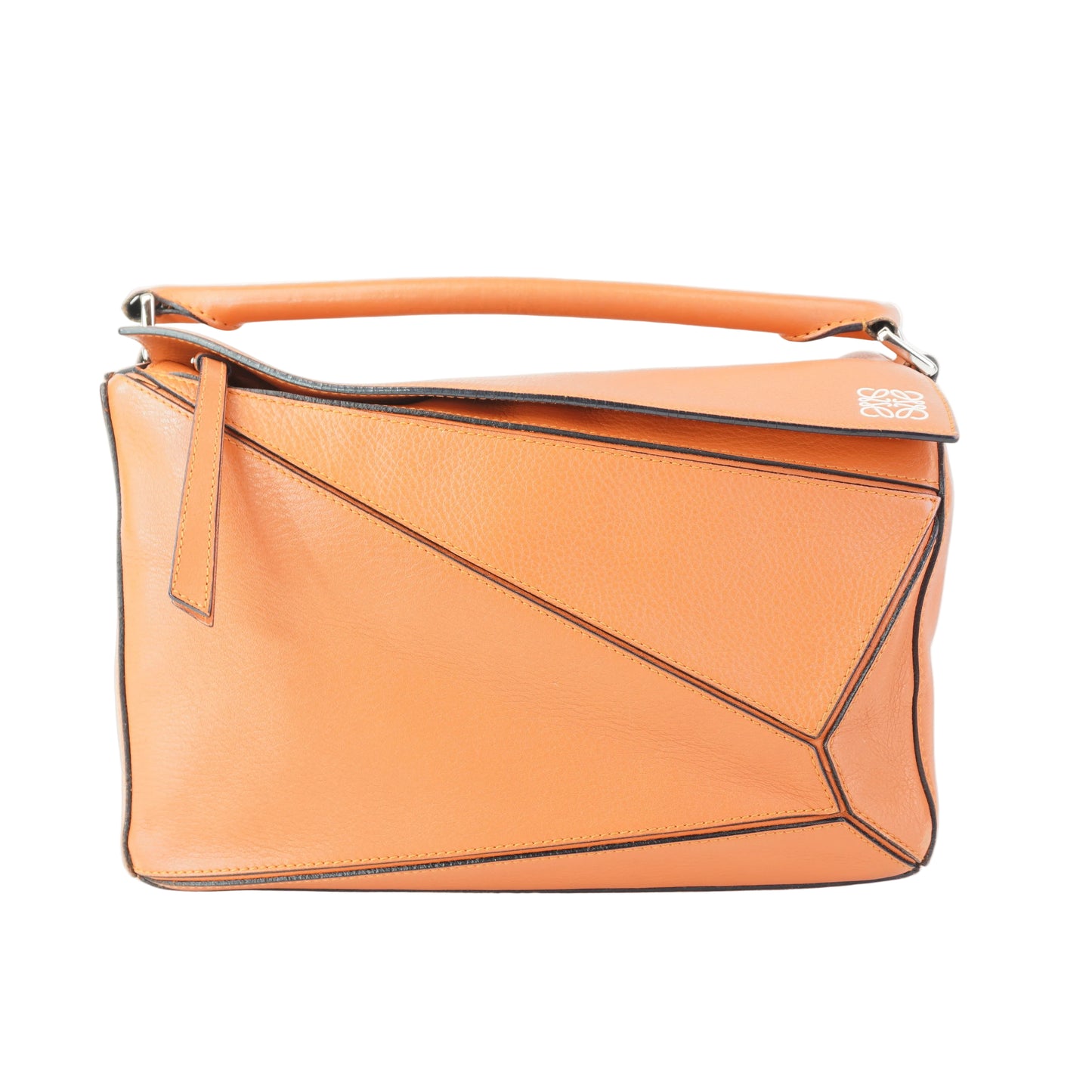 Loewe Puzzle Orange Calfskin